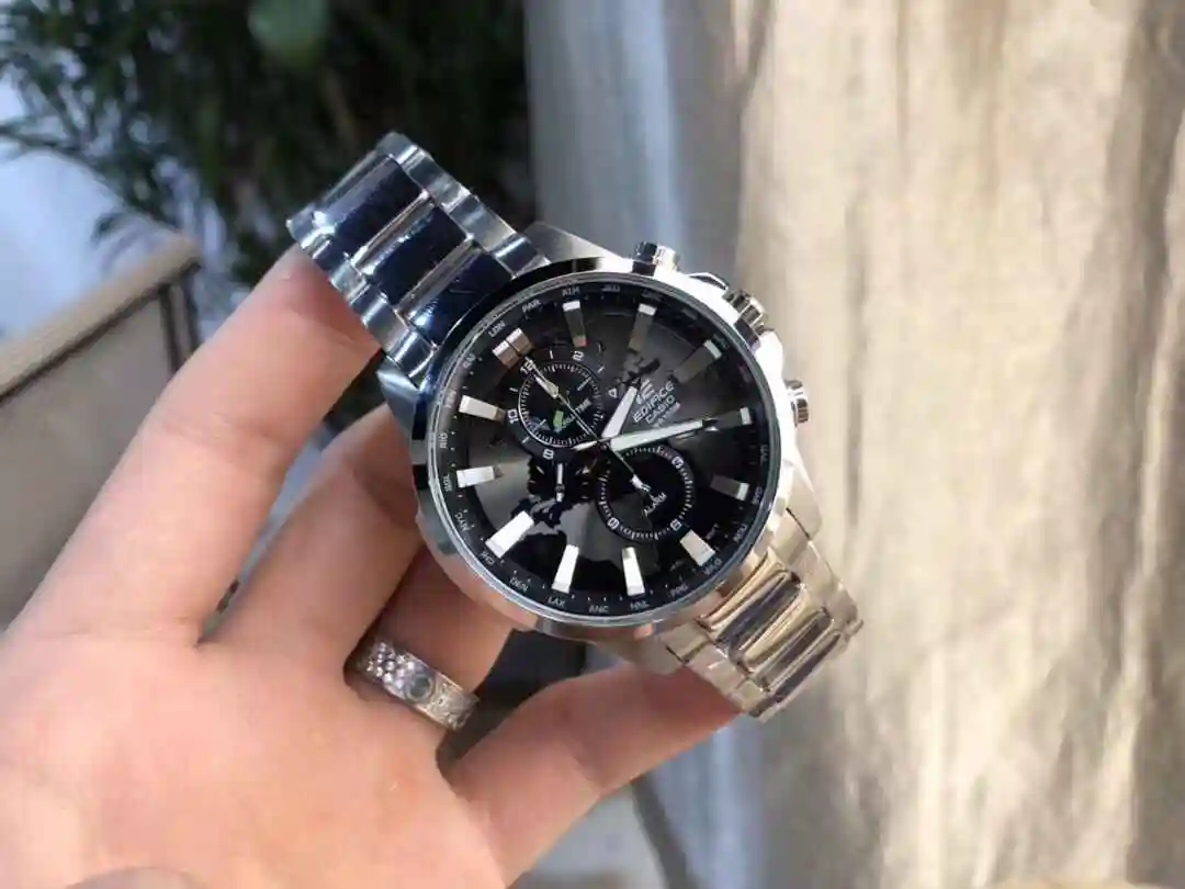 General Watches Casio watch for men with original fully automatic mechanical movement, top grade 316 precision steel case with mineral super strong mirror diameter 40mm KK02450 1 view 2
