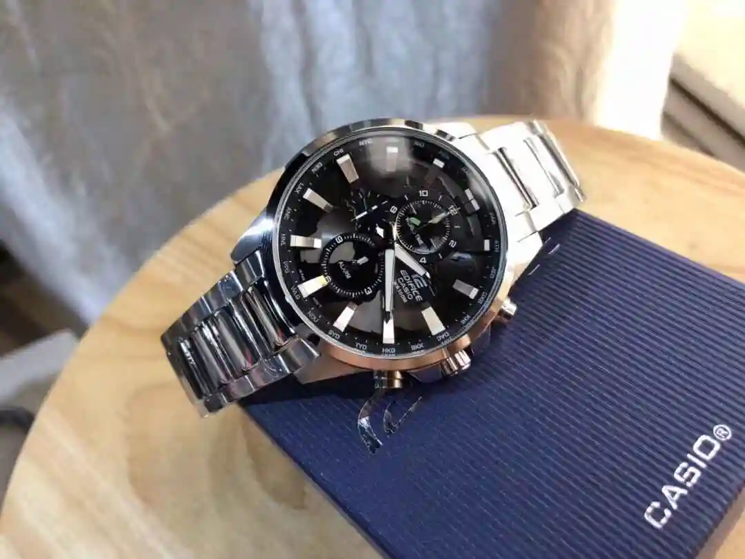 General Watches Casio watch for men with original fully automatic mechanical movement, top grade 316 precision steel case with mineral super strong mirror diameter 40mm KK02450 1 view 3
