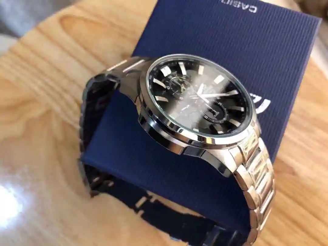 General Watches Casio watch for men with original fully automatic mechanical movement, top grade 316 precision steel case with mineral super strong mirror diameter 40mm KK02450 1 view 4