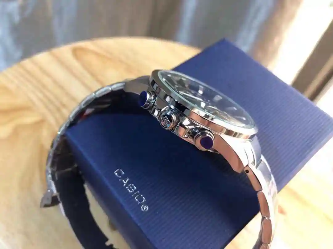 General Watches Casio watch for men with original fully automatic mechanical movement, top grade 316 precision steel case with mineral super strong mirror diameter 40mm KK02450 1 view 5