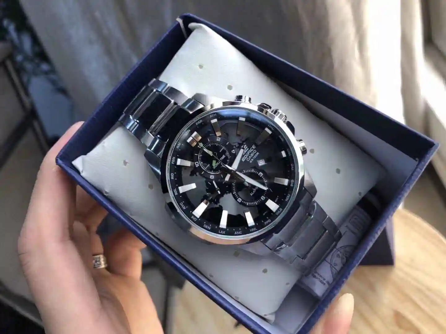 General Watches Casio watch for men with original fully automatic mechanical movement, top grade 316 precision steel case with mineral super strong mirror diameter 40mm KK02450 1 view 9