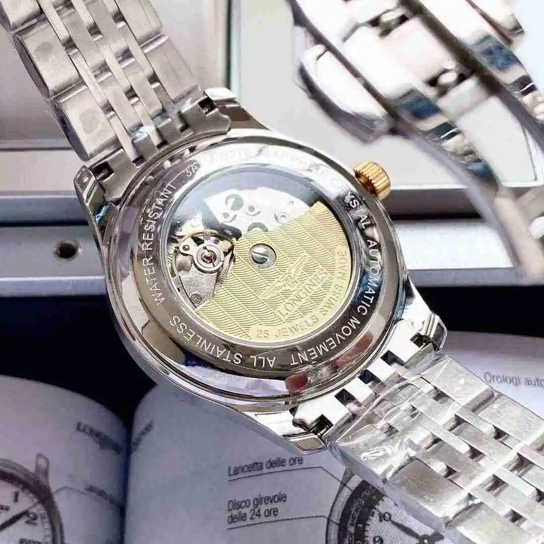 General Watches Longines Watch Men's Watch Paired with Original Fully Automatic Mechanical Movement Top grade 316 Precision Steel Case with Mineral Super Strong Mirror Diameter 40mm KK04350 view 2