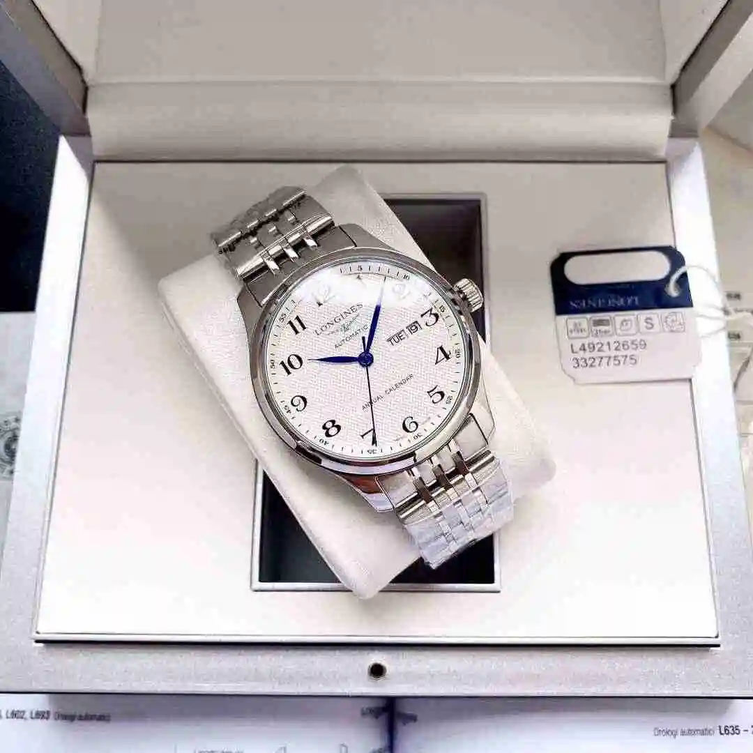 General Watches Longines Watch Men's Watch Paired with Original Fully Automatic Mechanical Movement Top grade 316 Precision Steel Case with Mineral Super Strong Mirror Diameter 40mm KK04350 view 4
