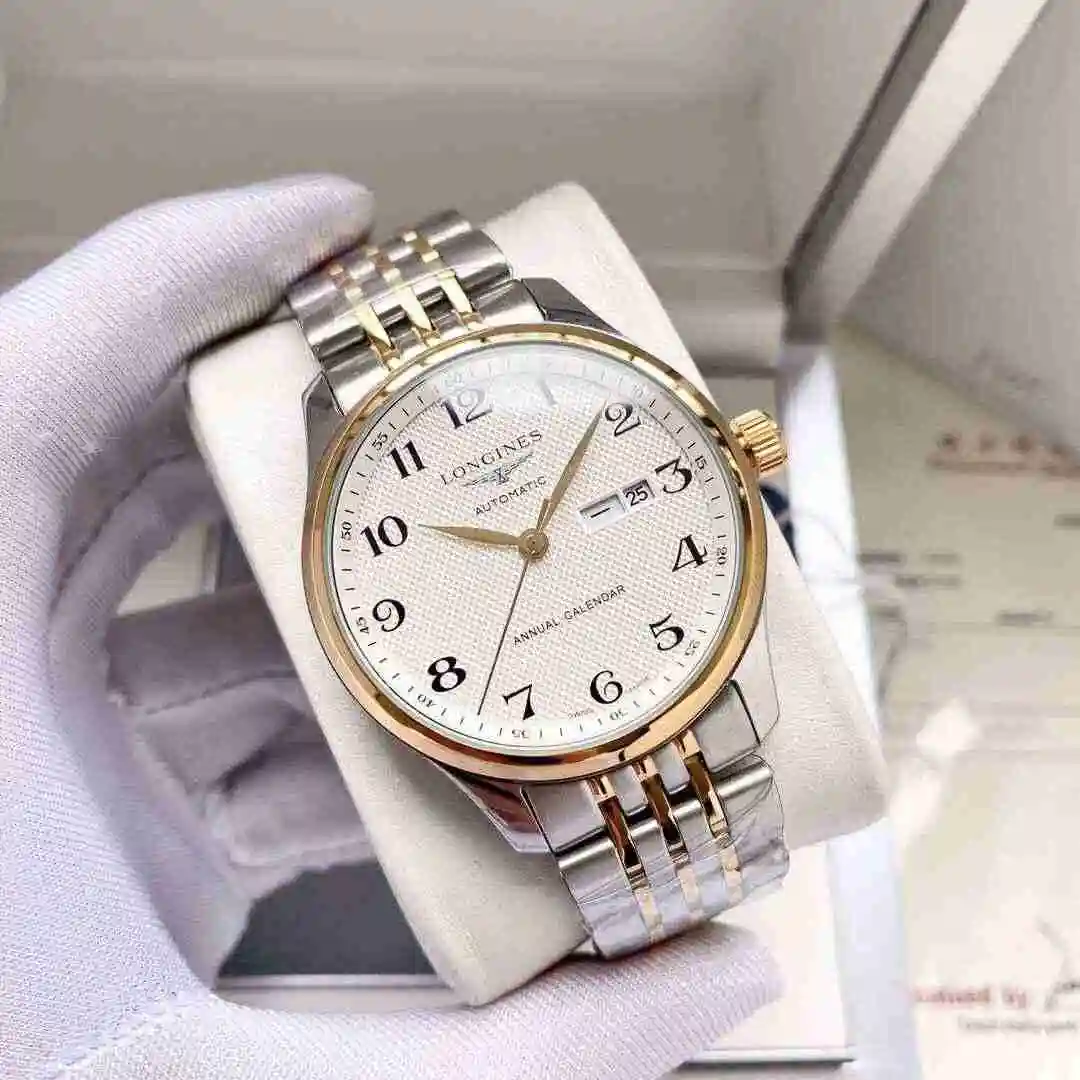 General Watches Longines Watch Men's Watch Paired with Original Fully Automatic Mechanical Movement Top grade 316 Precision Steel Case with Mineral Super Strong Mirror Diameter 40mm KK04350 view 8