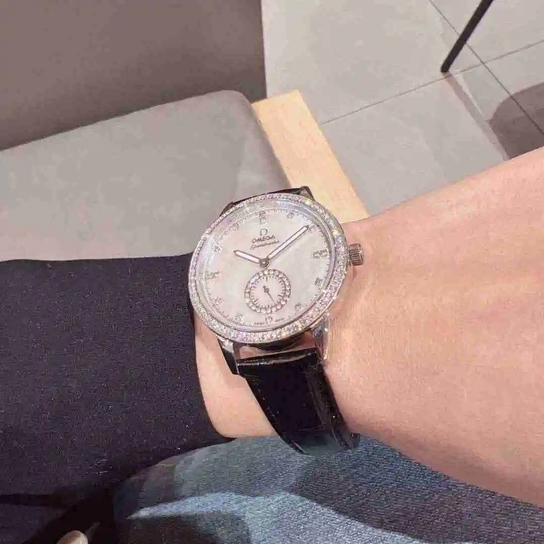 General Watches Omega Watch Women's Watch Paired with Original Fully Automatic Mechanical Movement Top Grade 316 Precision Steel Case with Mineral Super Strong Mirror Diameter 37mm KK03050 view 3
