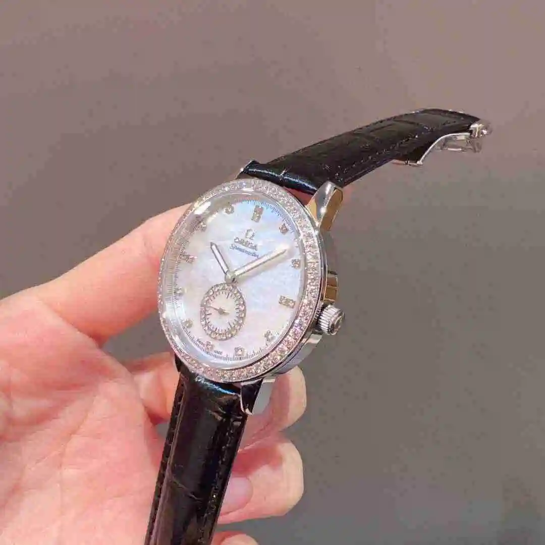 General Watches Omega Watch Women's Watch Paired with Original Fully Automatic Mechanical Movement Top Grade 316 Precision Steel Case with Mineral Super Strong Mirror Diameter 37mm KK03050 view 4