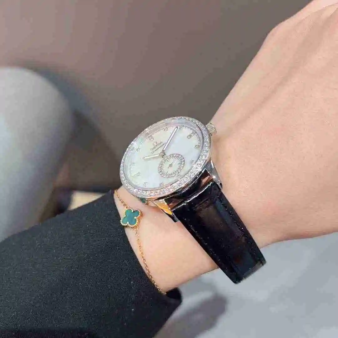 General Watches Omega Watch Women's Watch Paired with Original Fully Automatic Mechanical Movement Top Grade 316 Precision Steel Case with Mineral Super Strong Mirror Diameter 37mm KK03050 view 5