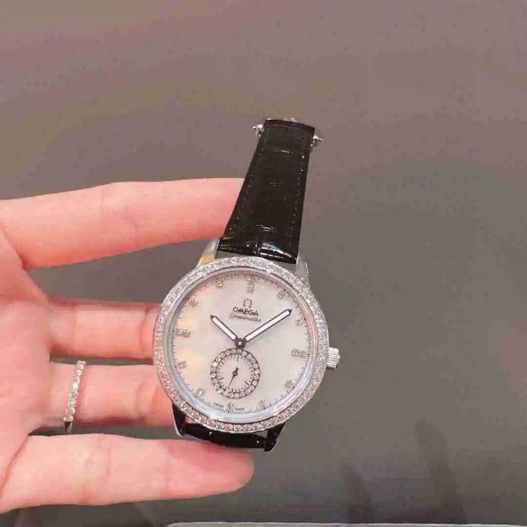 General Watches Omega Watch Women's Watch Paired with Original Fully Automatic Mechanical Movement Top Grade 316 Precision Steel Case with Mineral Super Strong Mirror Diameter 37mm KK03050 view 6