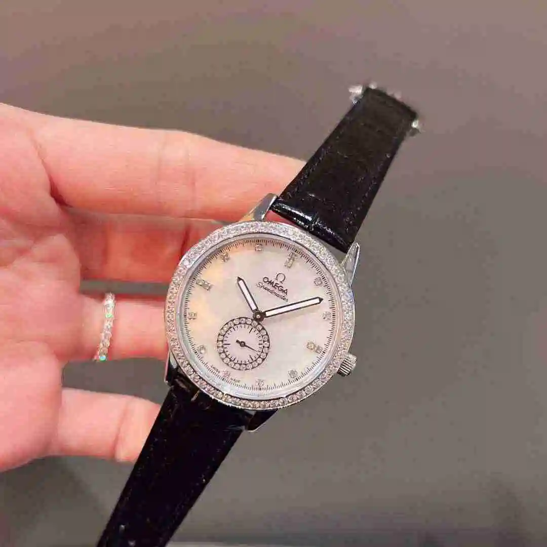 General Watches Omega Watch Women's Watch Paired with Original Fully Automatic Mechanical Movement Top Grade 316 Precision Steel Case with Mineral Super Strong Mirror Diameter 37mm KK03050 view 7