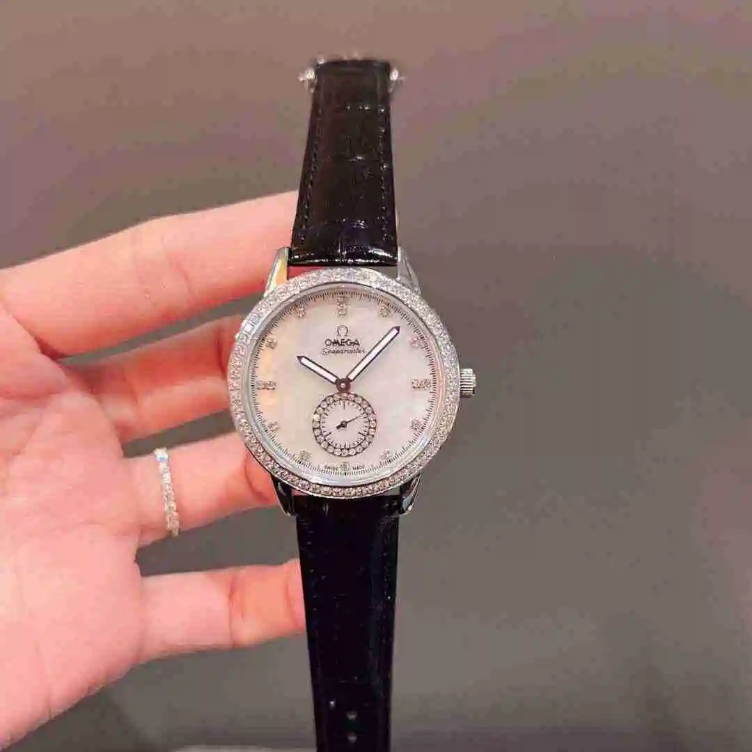 General Watches Omega Watch Women's Watch Paired with Original Fully Automatic Mechanical Movement Top Grade 316 Precision Steel Case with Mineral Super Strong Mirror Diameter 37mm KK03050 view 8