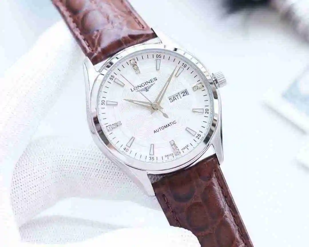 General Watches Longines Watch Men's Watch Paired with Original Fully Automatic Mechanical Movement Top Grade 316 Precision Steel Case with Mineral Super Strong Mirror Diameter 41mm KK04550 1 view 8