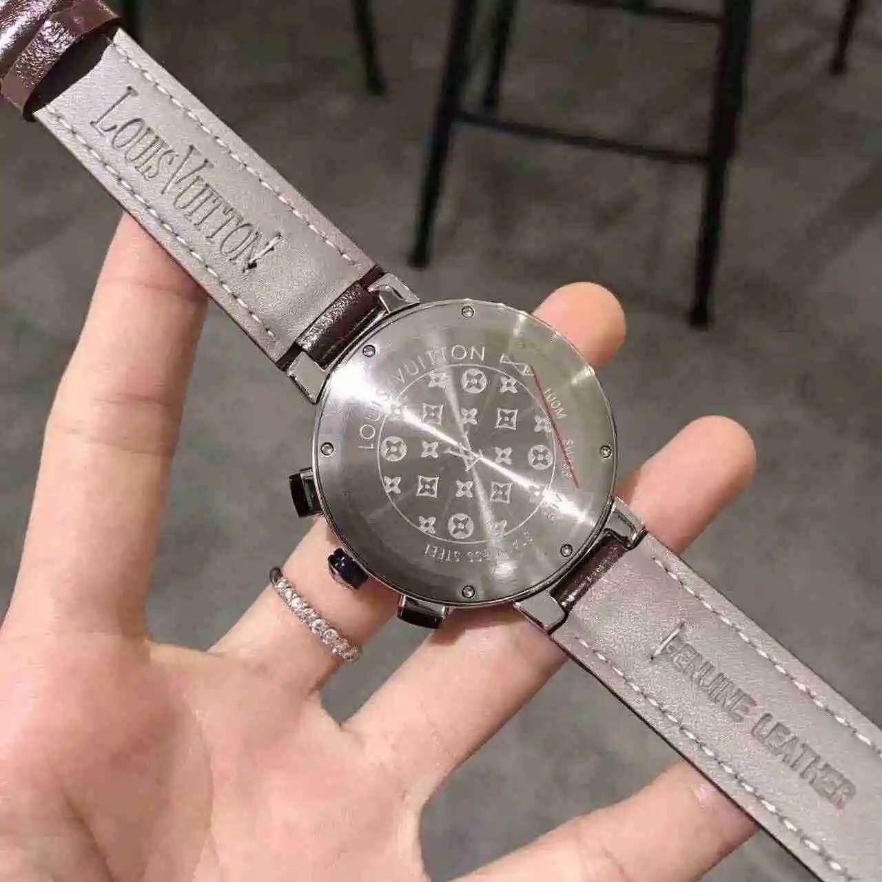 General Watches LV watch for men with original fully automatic mechanical movement, top grade 316 precision steel case with mineral super strong mirror diameter 42mm KK02950 3 view 2