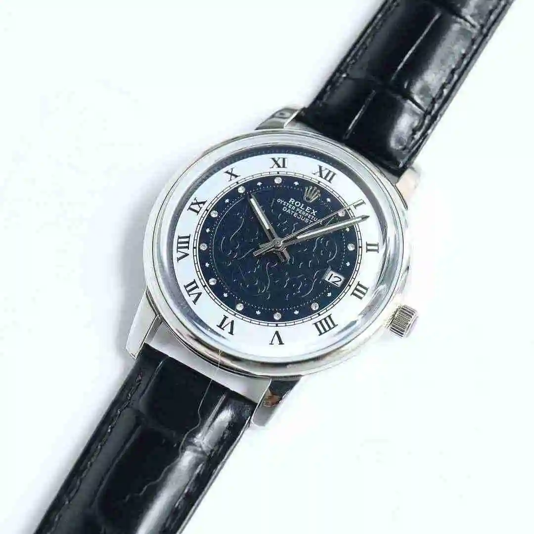 General Watches Rolex Watch Men's Watch Paired with Original Fully Automatic Mechanical Movement Top Grade 316 Precision Steel Case with Mineral Super Strong Mirror Diameter 42mm kk09800 view 2