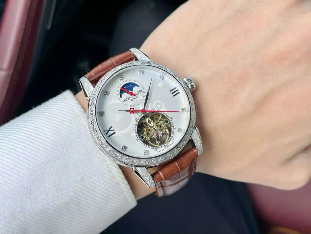General Watches Watch, men's watch with original fully automatic mechanical movement, top-grade 316 stainless steel case and strap, mineral super mirror, diameter 42cm KK05350 1 view 6