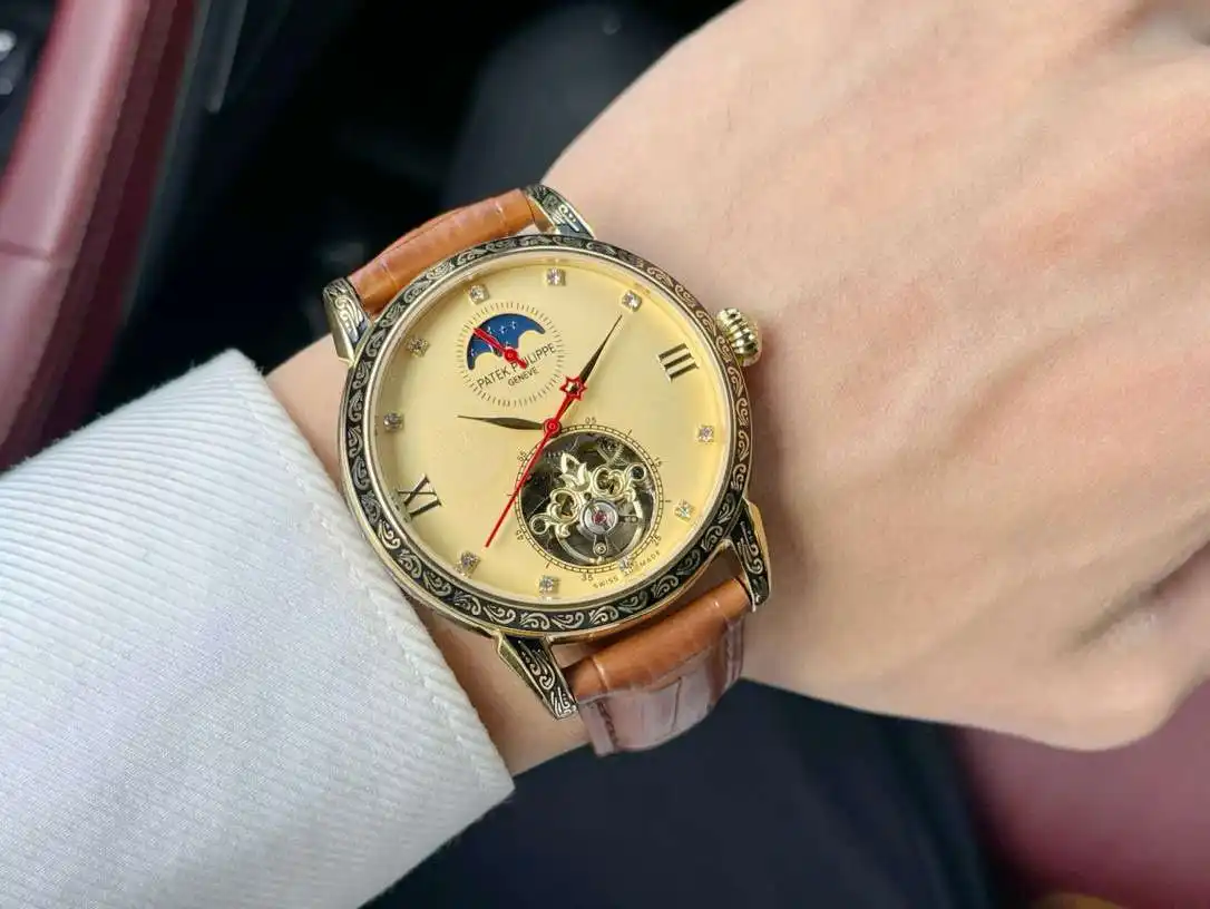 General Watches Watch, men's watch with original fully automatic mechanical movement, top-grade 316 stainless steel case and strap, mineral super mirror, diameter 42cm KK05350 1 view 7