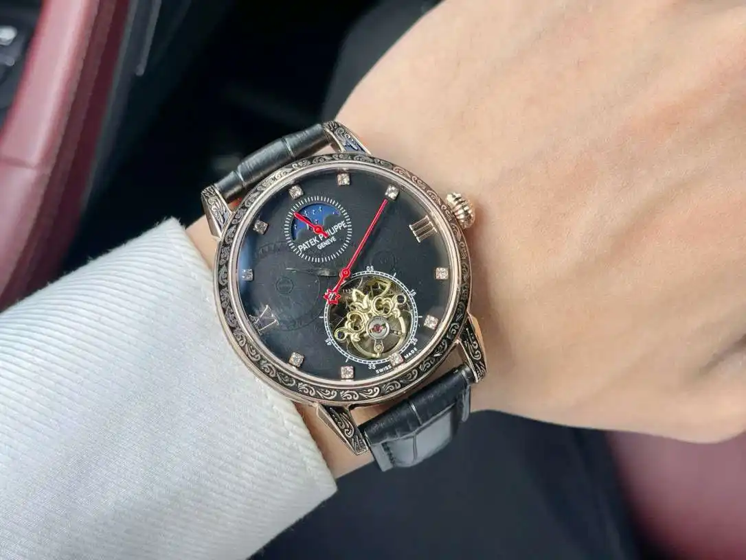 General Watches Watch, men's watch with original fully automatic mechanical movement, top-grade 316 stainless steel case and strap, mineral super mirror, diameter 42cm KK05350 1 view 8