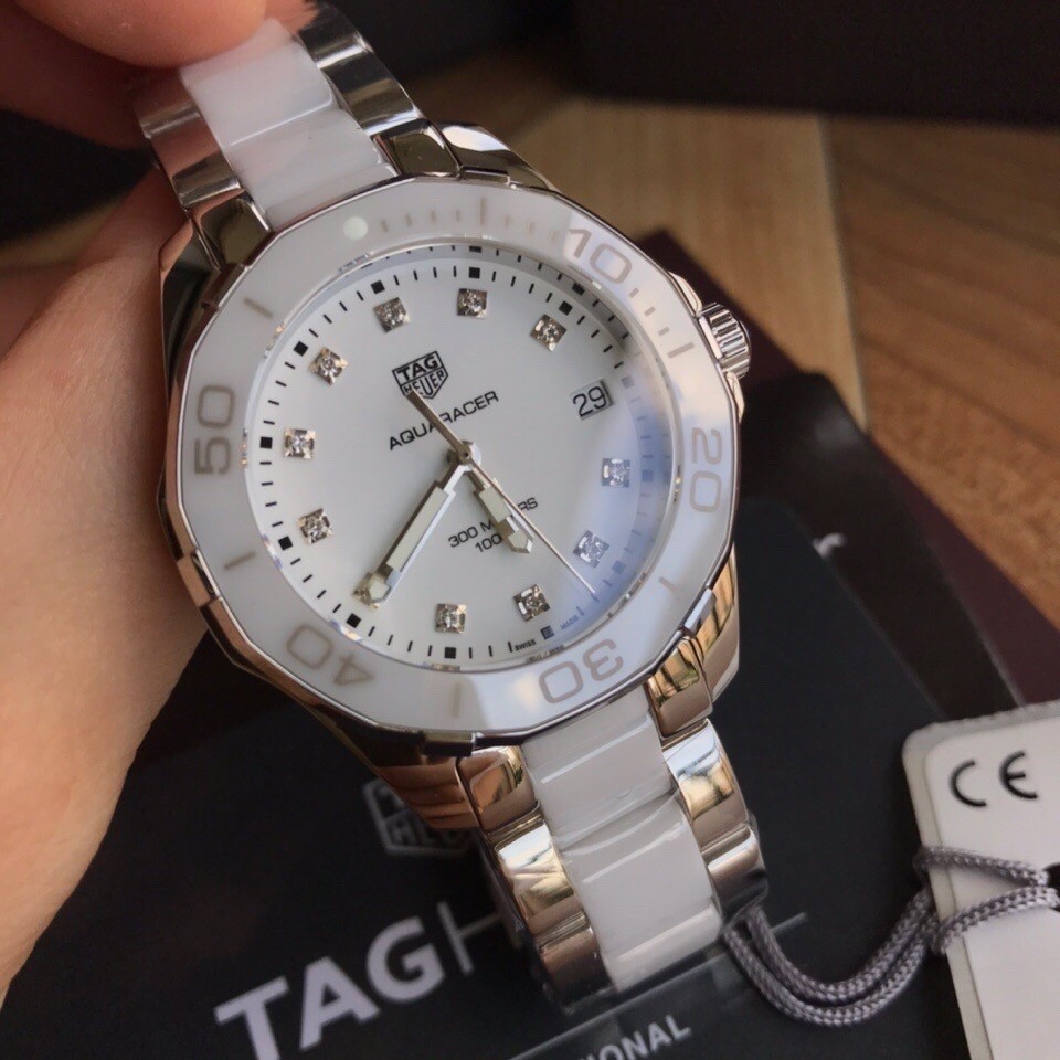 TAG Heuer Aquaracer Ceramic Quartz 35mm Watch view 3
