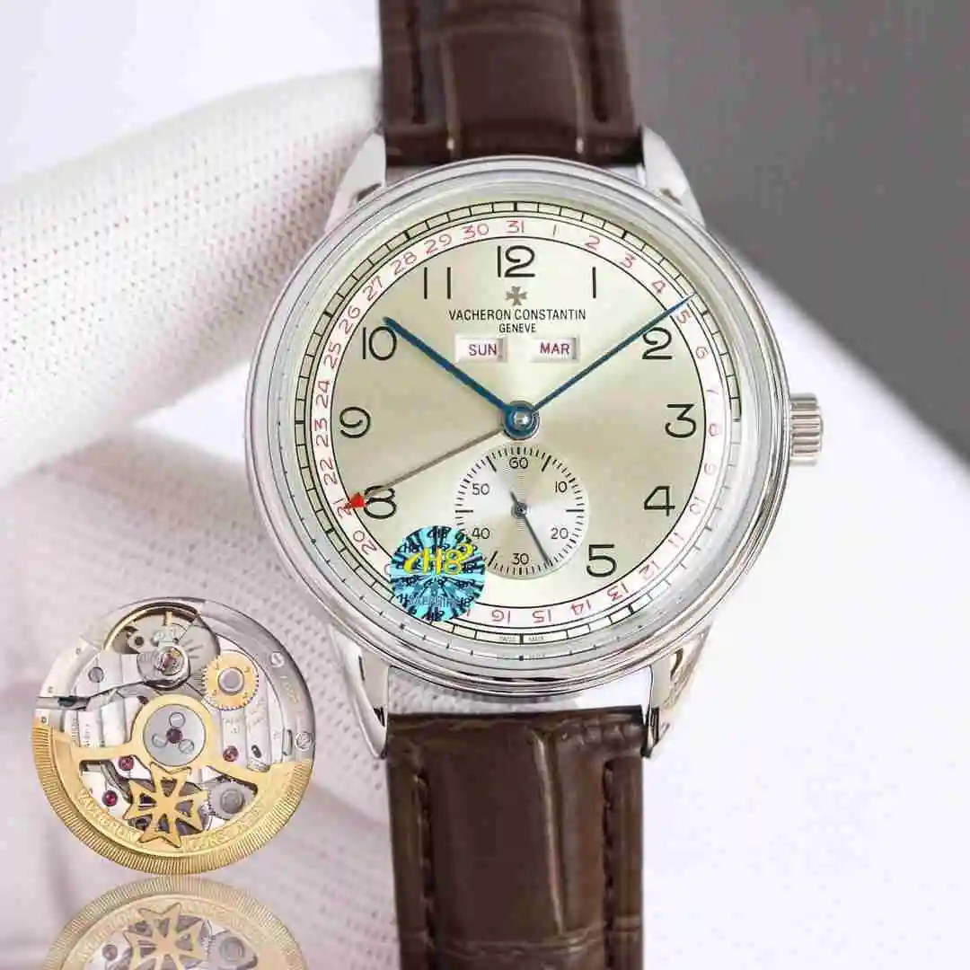 General Watches Vacheron Constantin Jiangshi Danton Watch Men's Watch Paired with Original Fully Automatic Mechanical Movement, Top Grade 316 Precision Steel Case with Mineral Super Strong Mirror Diameter 40mm KK012500 view 6