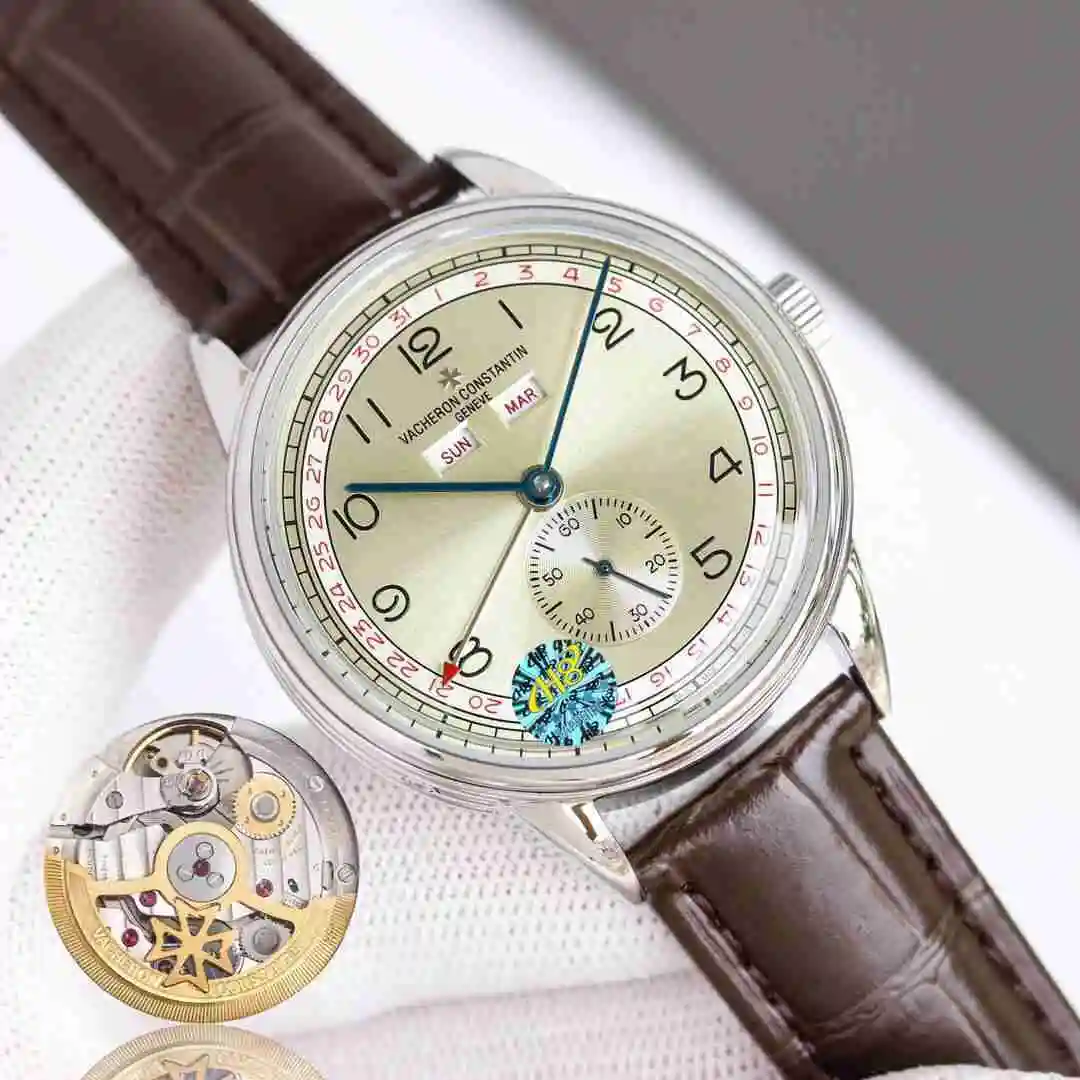General Watches Vacheron Constantin Jiangshi Danton Watch Men's Watch Paired with Original Fully Automatic Mechanical Movement, Top Grade 316 Precision Steel Case with Mineral Super Strong Mirror Diameter 40mm KK012500 view 7