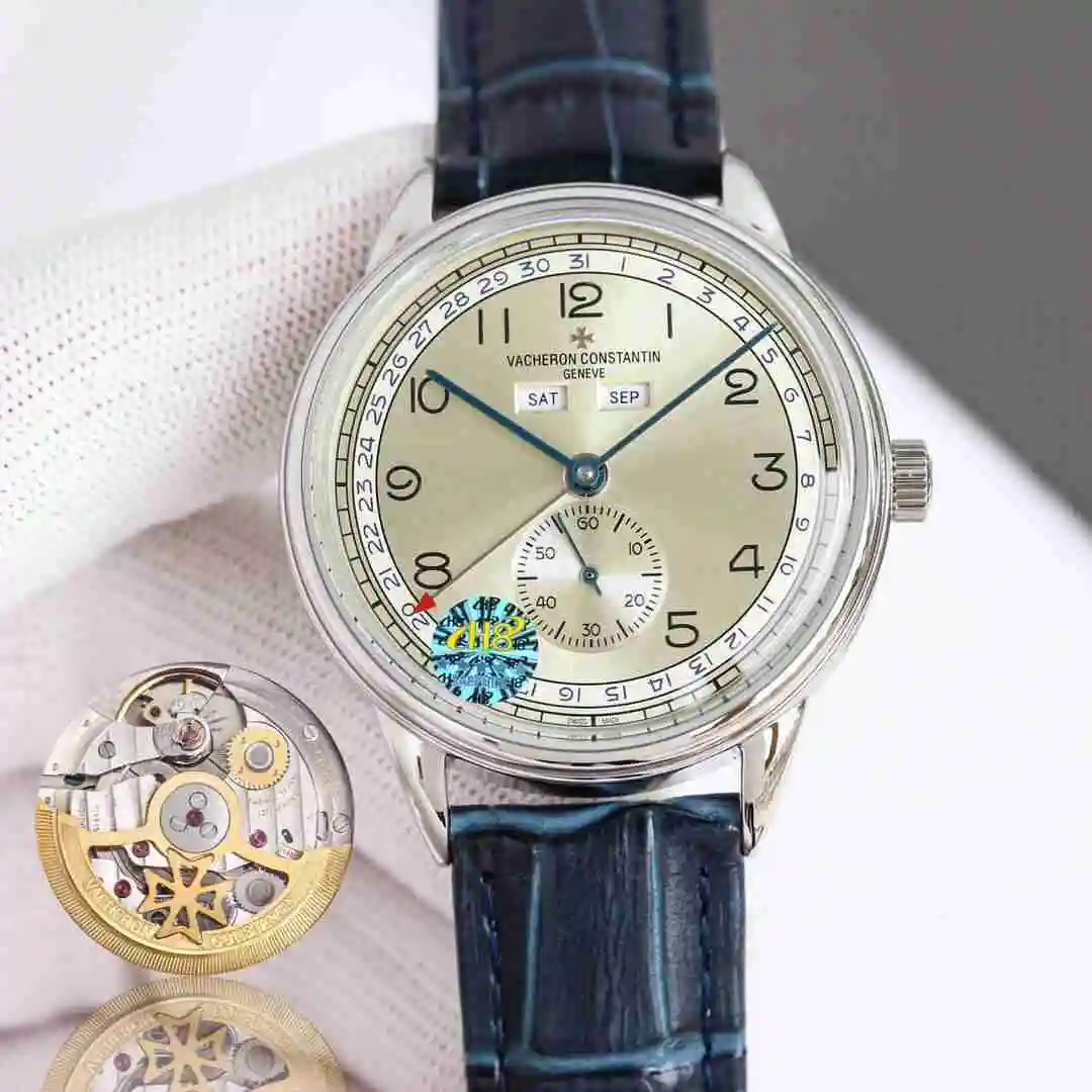 General Watches Vacheron Constantin Jiangshi Danton Watch Men's Watch Paired with Original Fully Automatic Mechanical Movement, Top Grade 316 Precision Steel Case with Mineral Super Strong Mirror Diameter 40mm KK012500 view 9