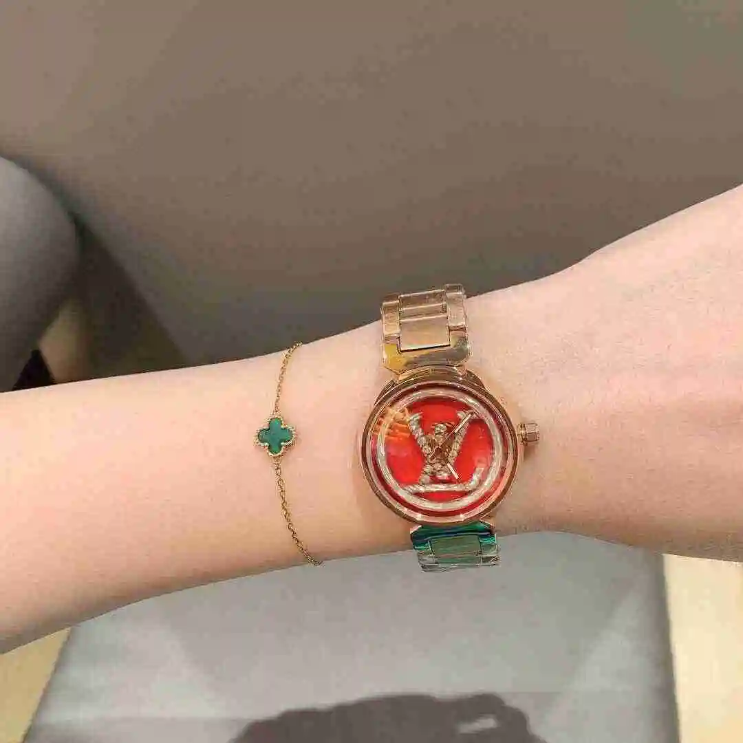 General Watches LV watch for women with original fully automatic mechanical movement, top grade 316 precision steel case with mineral super strong mirror diameter 33mm KK03050 view 3