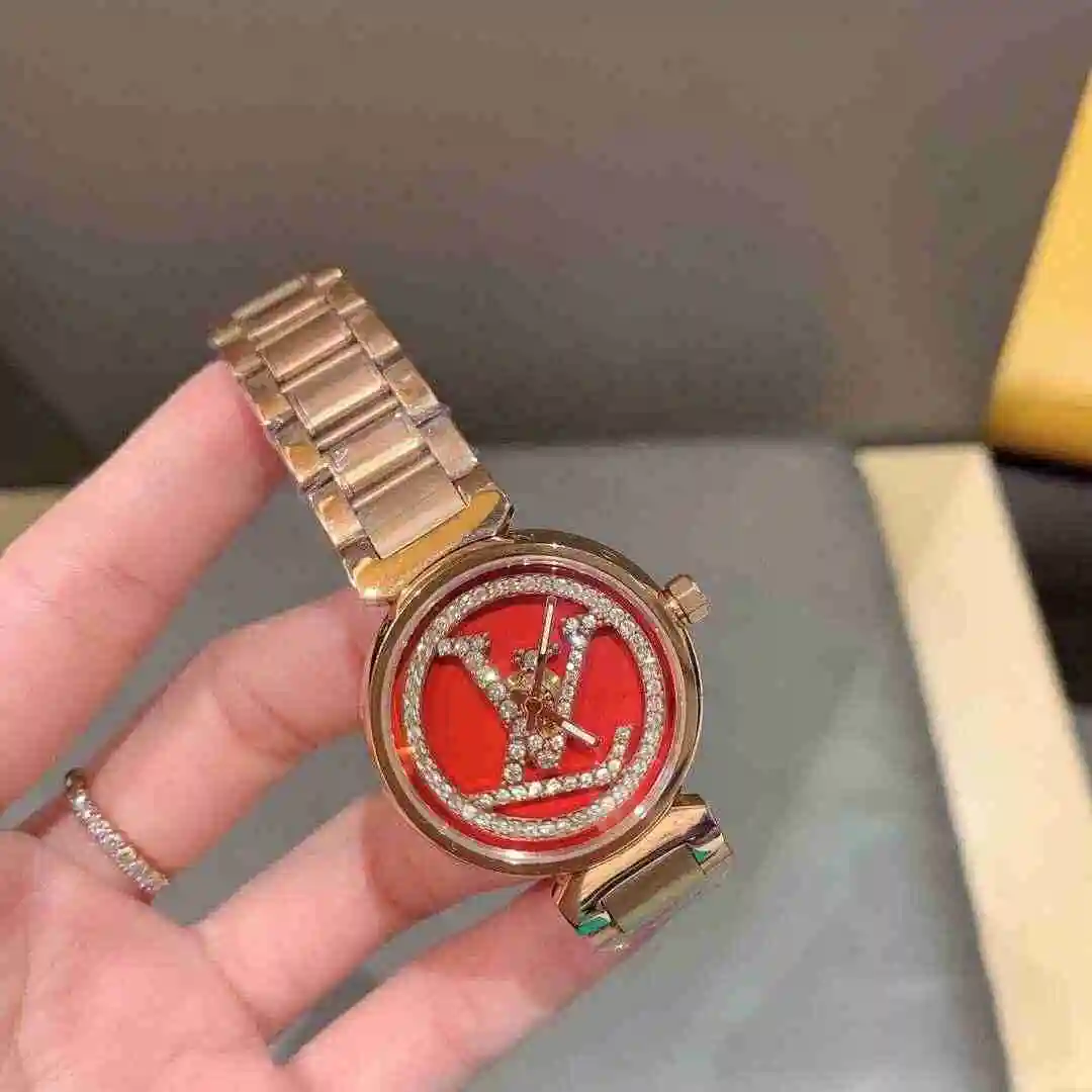 General Watches LV watch for women with original fully automatic mechanical movement, top grade 316 precision steel case with mineral super strong mirror diameter 33mm KK03050 view 6