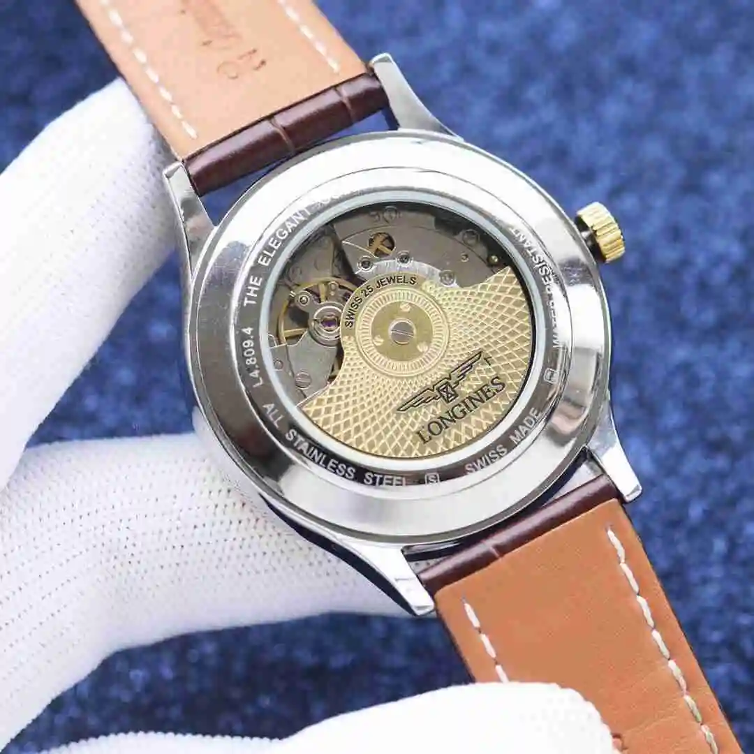 General Watches Longines Watch Men's Watch Paired with Original Fully Automatic Mechanical Movement Top Grade 316 Precision Steel Case with Mineral Super Strong Mirror Diameter 42mm KK04250 3 view 3