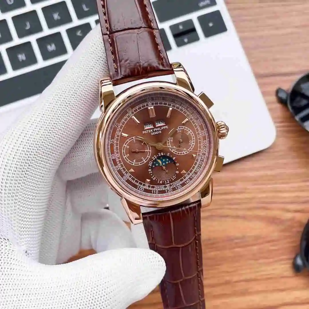 General Watches Patek Philippe Watch Men's Watch Paired with Original Fully Automatic Mechanical Movement Top Grade 316 Precision Steel Case Case with Mineral Super Strong Mirror Diameter 41mm KK05250 1 view 4