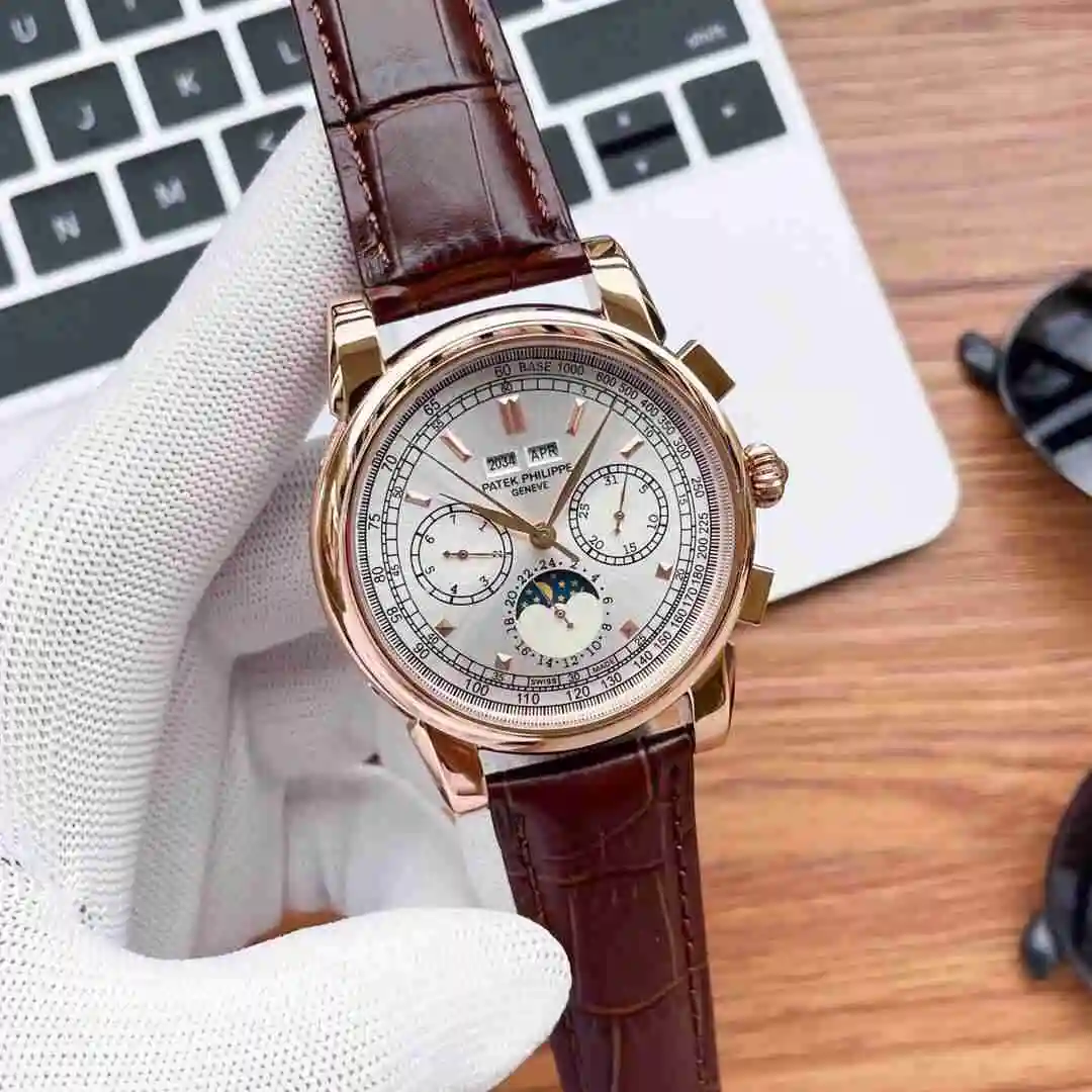 General Watches Patek Philippe Watch Men's Watch Paired with Original Fully Automatic Mechanical Movement Top Grade 316 Precision Steel Case Case with Mineral Super Strong Mirror Diameter 41mm KK05250 1 view 7
