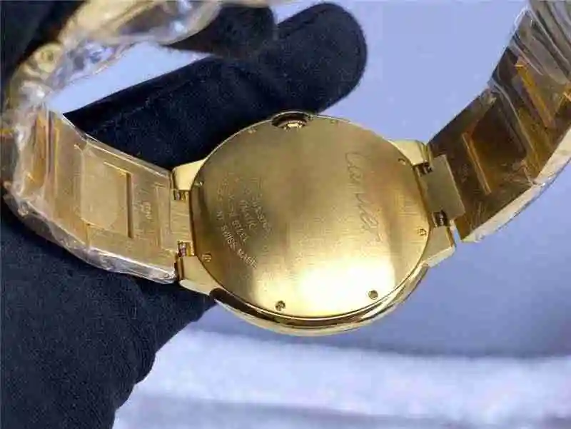 General Watches Cartier Blue Balloon Large Bag 24K Gold Watch view 3