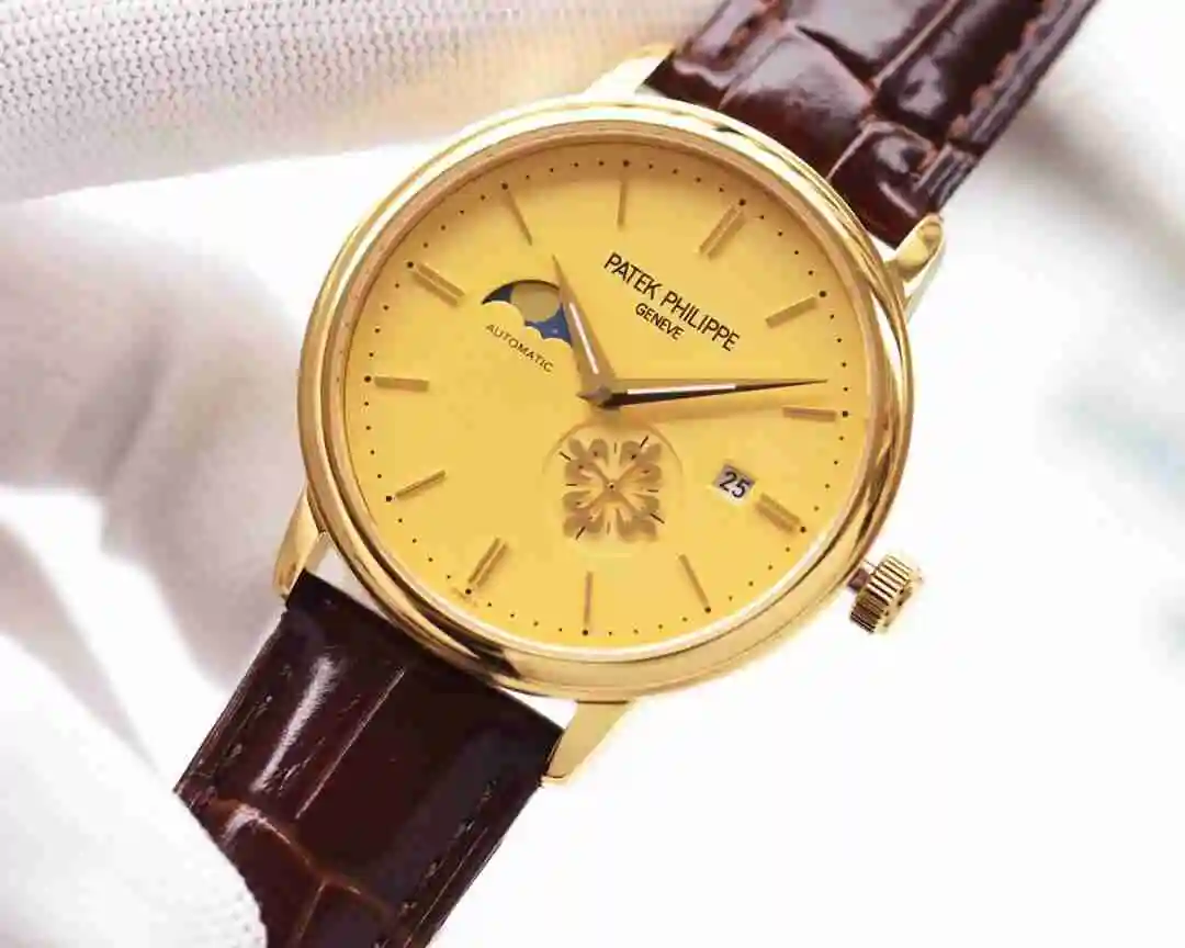 General Watches Patek Philippe Watch Men's Watch Paired with Original Fully Automatic Mechanical Movement Top Grade 316 Precision Steel Case Case with Mineral Super Strong Mirror Diameter 41mm KK05850 view 5