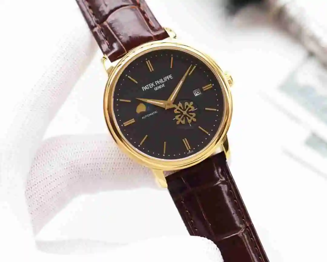 General Watches Patek Philippe Watch Men's Watch Paired with Original Fully Automatic Mechanical Movement Top Grade 316 Precision Steel Case Case with Mineral Super Strong Mirror Diameter 41mm KK05850 view 7
