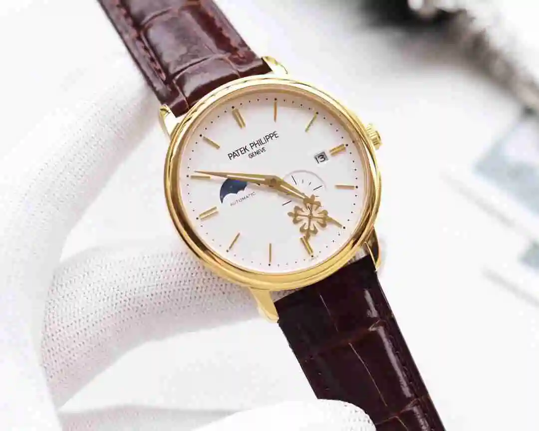 General Watches Patek Philippe Watch Men's Watch Paired with Original Fully Automatic Mechanical Movement Top Grade 316 Precision Steel Case Case with Mineral Super Strong Mirror Diameter 41mm KK05850 view 8