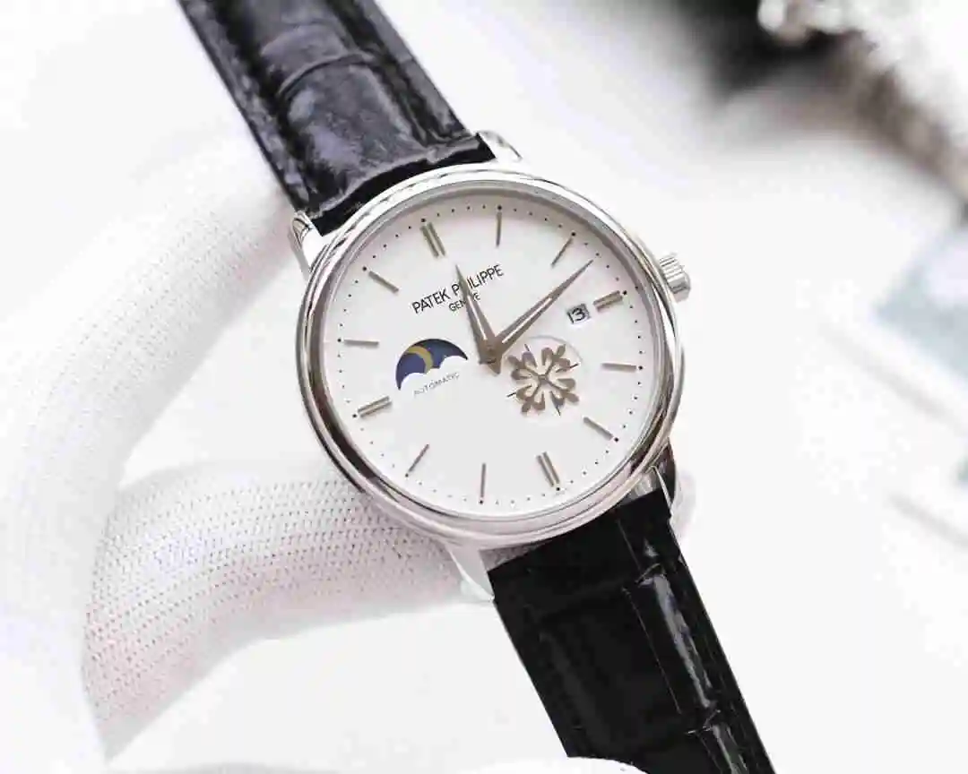 General Watches Patek Philippe Watch Men's Watch Paired with Original Fully Automatic Mechanical Movement Top Grade 316 Precision Steel Case Case with Mineral Super Strong Mirror Diameter 41mm KK05850 view 9