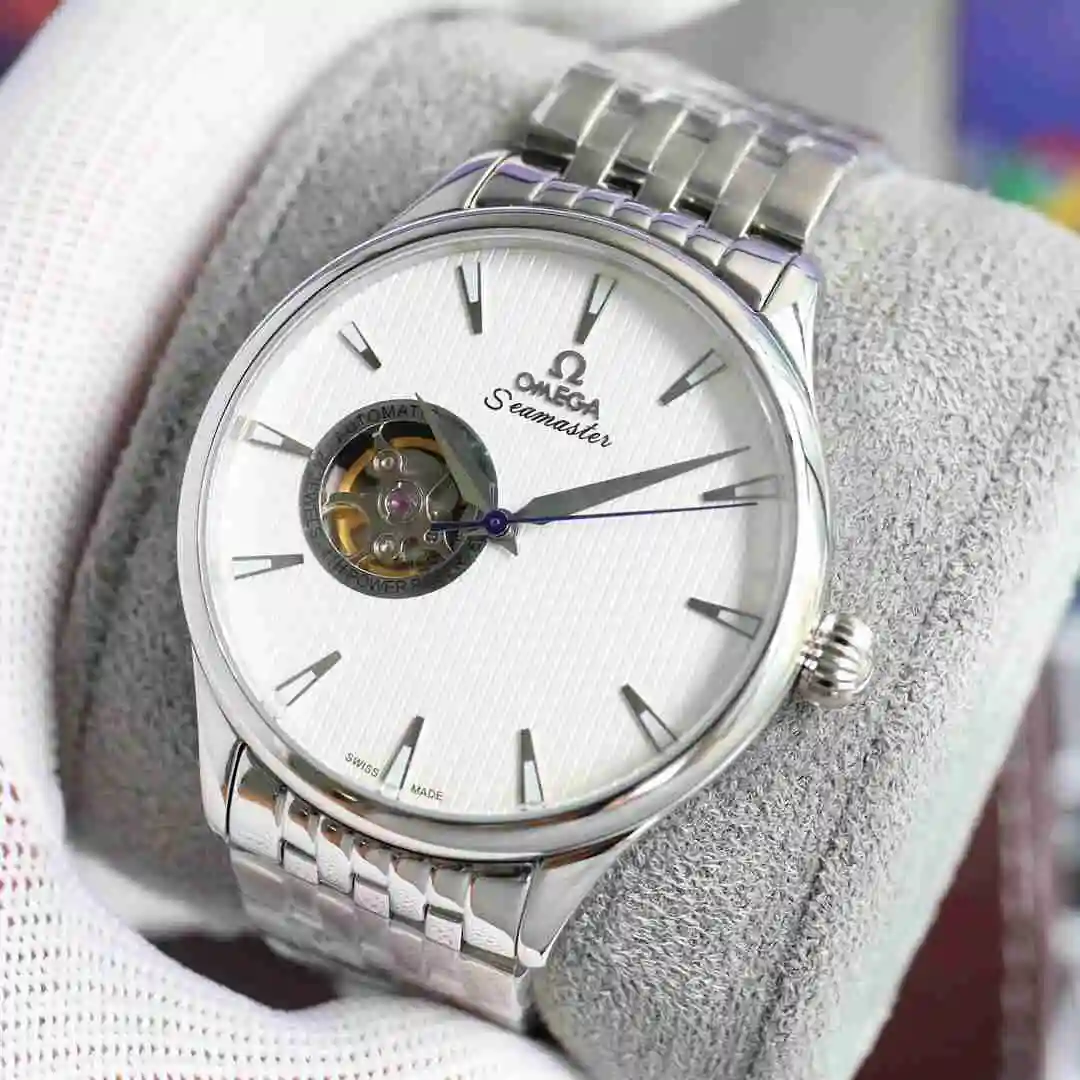 General Watches Omega Watch Men's Watch Paired with Original Fully Automatic Mechanical Movement Top Grade 316 Precision Steel Case with Mineral Super Strong Mirror Diameter 40mm KK05250 view 5