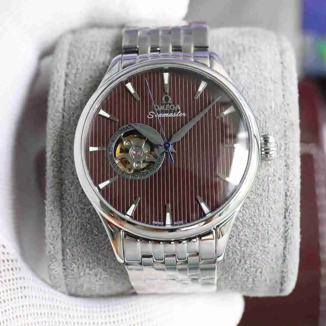 General Watches Omega Watch Men's Watch Paired with Original Fully Automatic Mechanical Movement Top Grade 316 Precision Steel Case with Mineral Super Strong Mirror Diameter 40mm KK05250 view 8