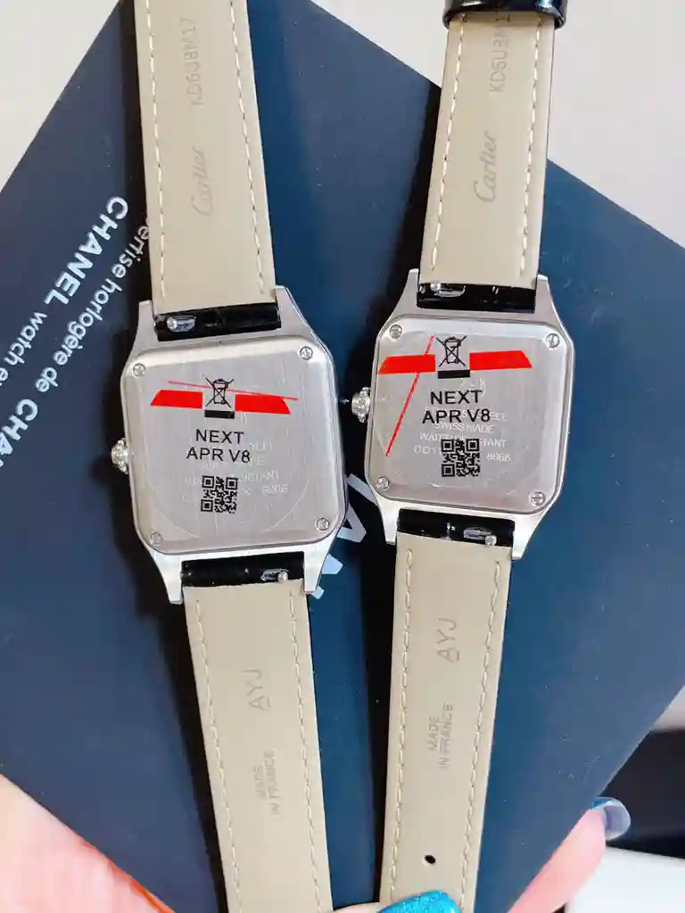 General Watches Cartier@ watch Couple watch with original fully automatic mechanical movement, top 316 stainless steel case and strap, mineral super strong mirror, diameter male 32mm, female 28mm KK3450 1 view 5