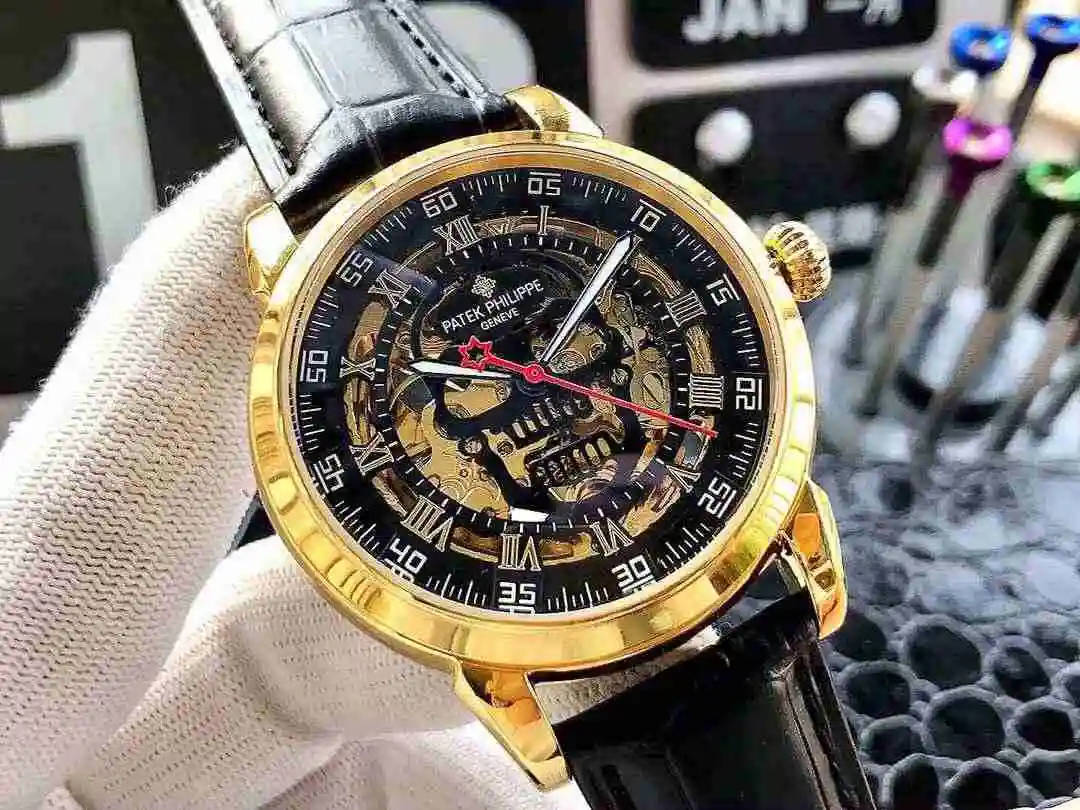 General Watches Patek Philippe Watch Men's Watch Paired with Original Fully Automatic Mechanical Movement Top Grade 316 Precision Steel Case Case with Mineral Super Strong Mirror Diameter 43mm KK04950 view 4