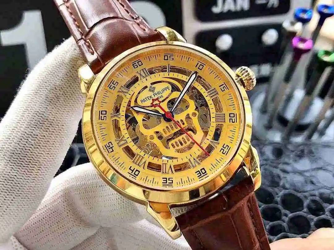 General Watches Patek Philippe Watch Men's Watch Paired with Original Fully Automatic Mechanical Movement Top Grade 316 Precision Steel Case Case with Mineral Super Strong Mirror Diameter 43mm KK04950 view 5