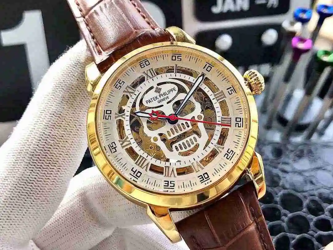 General Watches Patek Philippe Watch Men's Watch Paired with Original Fully Automatic Mechanical Movement Top Grade 316 Precision Steel Case Case with Mineral Super Strong Mirror Diameter 43mm KK04950 view 6
