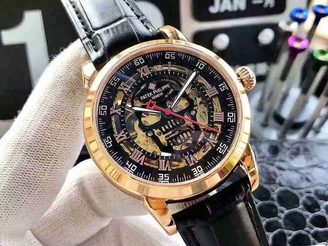 General Watches Patek Philippe Watch Men's Watch Paired with Original Fully Automatic Mechanical Movement Top Grade 316 Precision Steel Case Case with Mineral Super Strong Mirror Diameter 43mm KK04950 view 7
