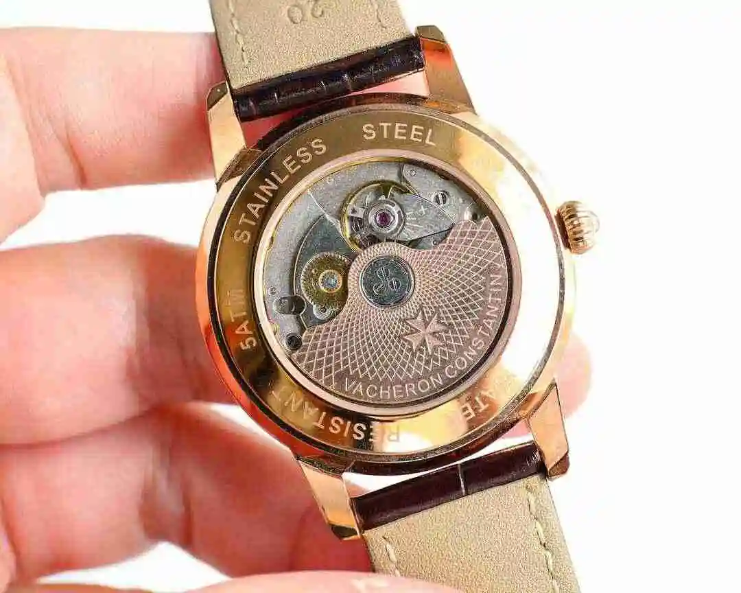 General Watches Vacheron Constantin Jiangshi Danton Watch Men's Watch Paired with Original Fully Automatic Mechanical Movement, Top Grade 316 Precision Steel Case with Mineral Super Strong Mirror Diameter 40mm kk09800 3 view 3