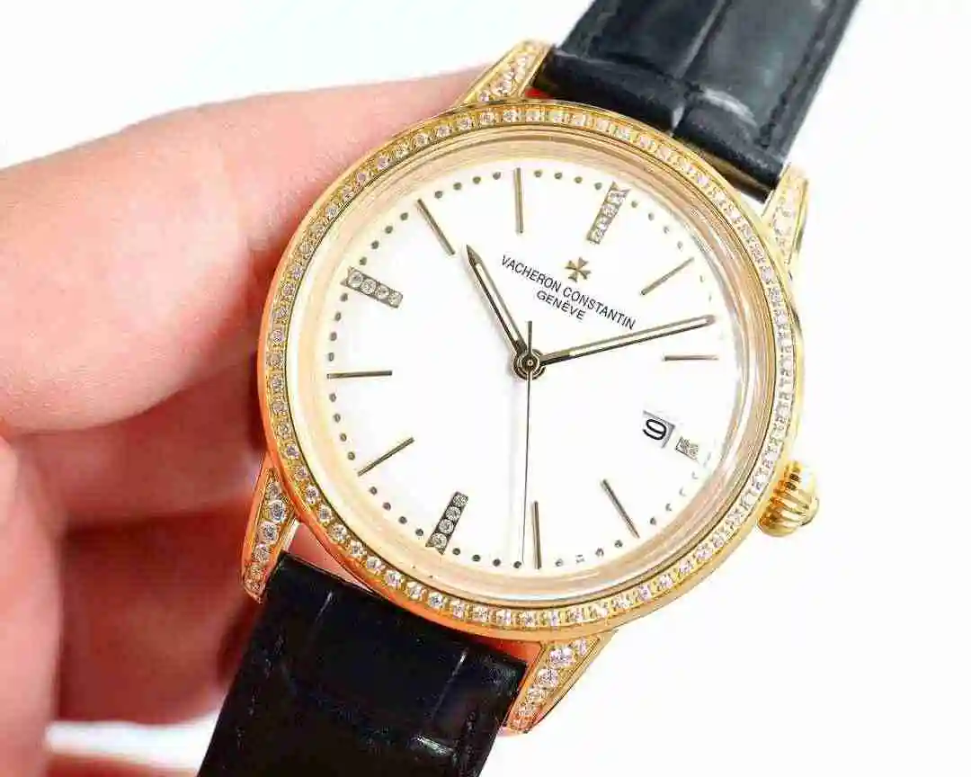 General Watches Vacheron Constantin Jiangshi Danton Watch Men's Watch Paired with Original Fully Automatic Mechanical Movement, Top Grade 316 Precision Steel Case with Mineral Super Strong Mirror Diameter 40mm kk09800 3 view 8