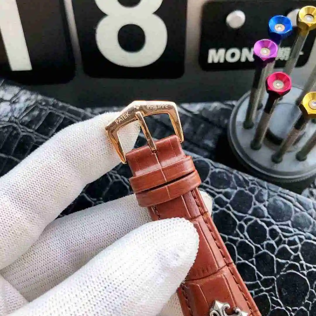 General Watches Patek Philippe Watch Men's Watch Paired with Original Fully Automatic Mechanical Movement Top Grade 316 Precision Steel Case Case with Mineral Super Strong Mirror Diameter 42mm KK04950 view 2