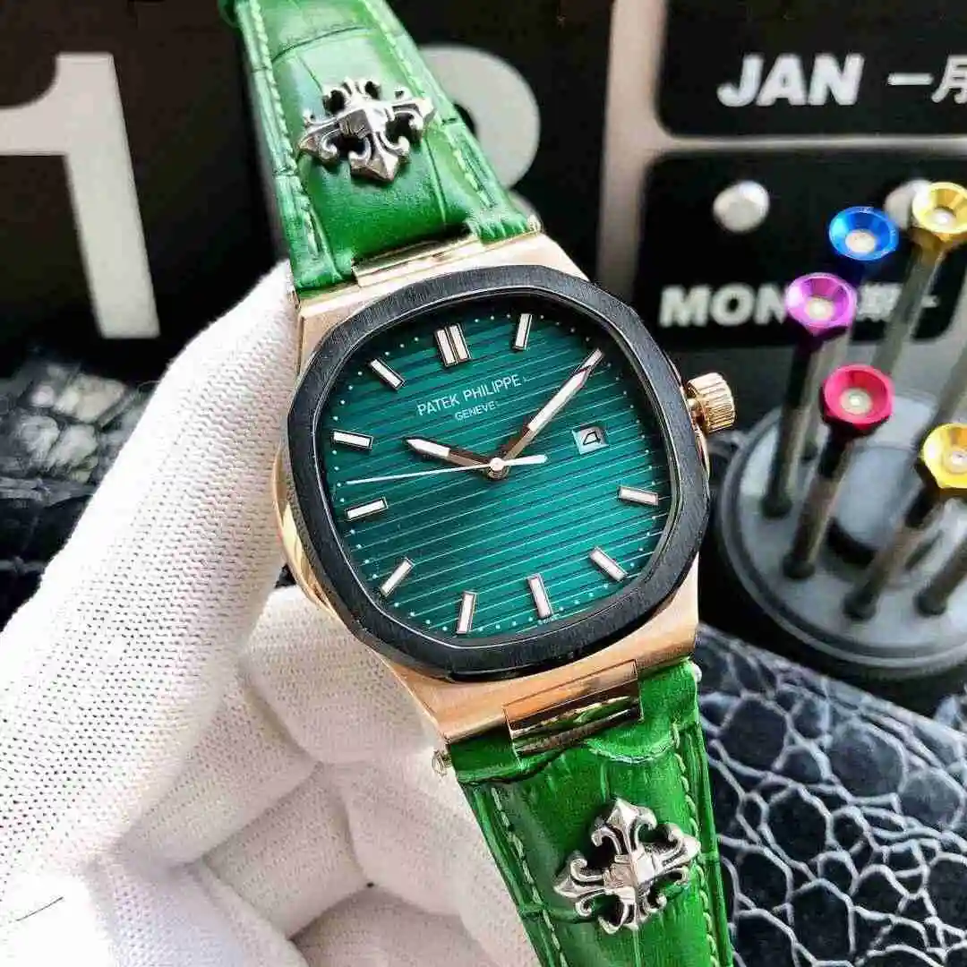 General Watches Patek Philippe Watch Men's Watch Paired with Original Fully Automatic Mechanical Movement Top Grade 316 Precision Steel Case Case with Mineral Super Strong Mirror Diameter 42mm KK04950 view 5
