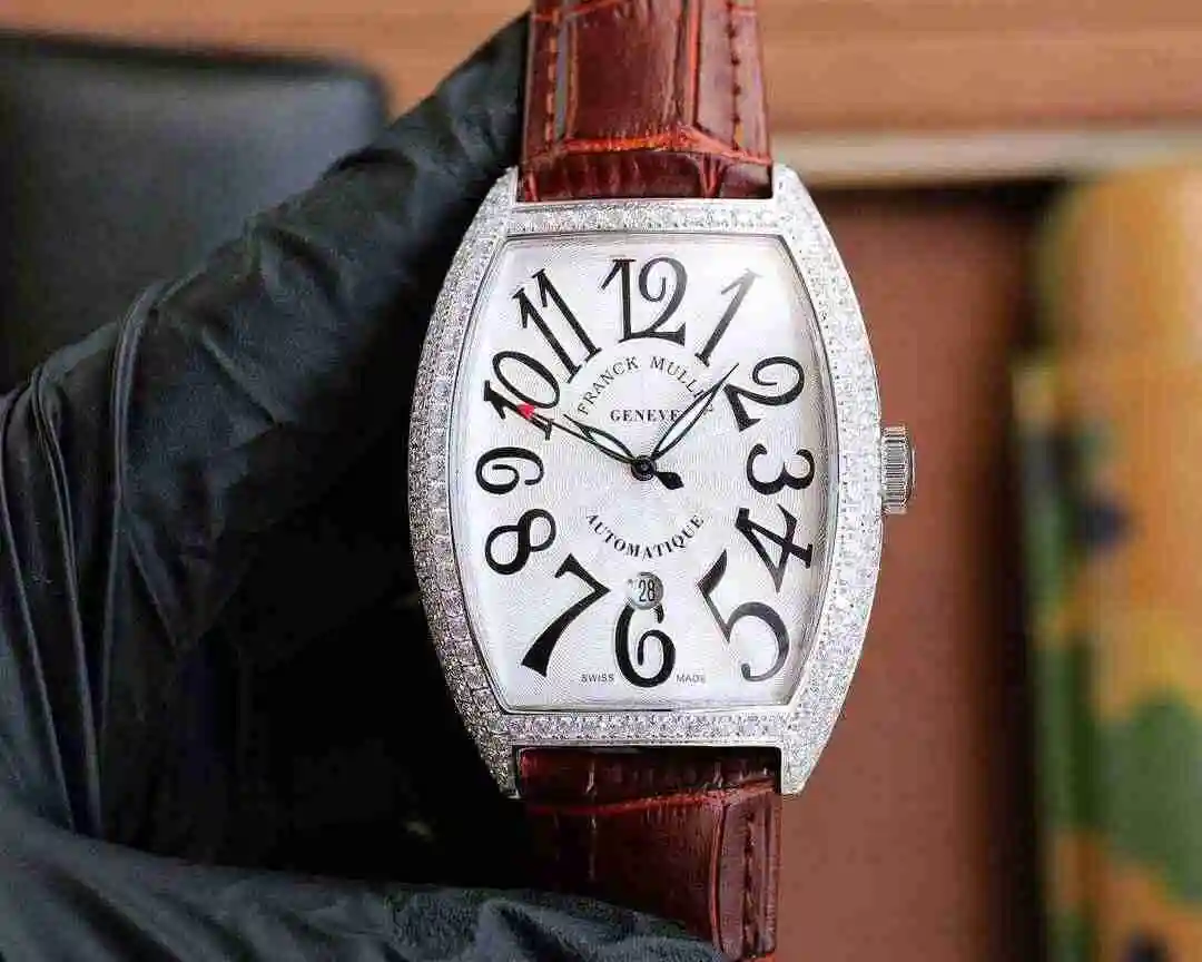 General Watches Franck Muller Frank Watch Men's Watch Paired with Original Fully Automatic Mechanical Movement Top Grade 316 Precision Steel Case with Mineral Super Strong Mirror Diameter 554213mm KK05250 view 2