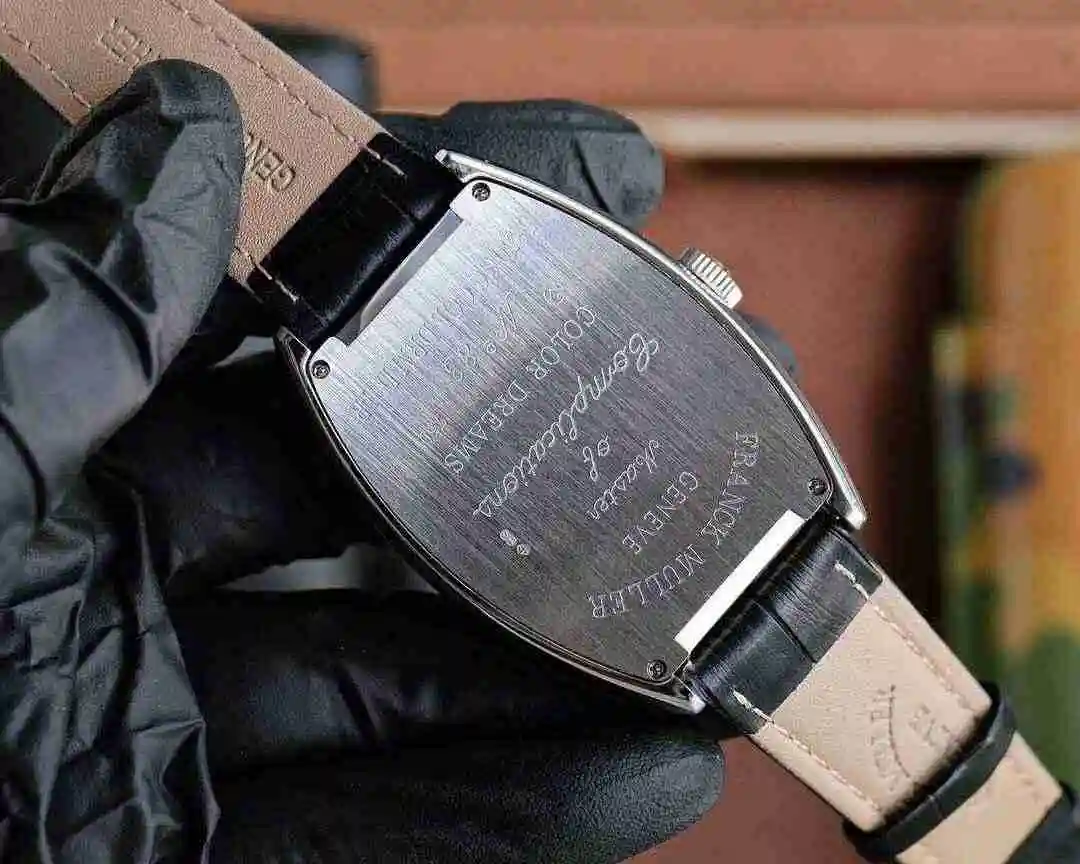 General Watches Franck Muller Frank Watch Men's Watch Paired with Original Fully Automatic Mechanical Movement Top Grade 316 Precision Steel Case with Mineral Super Strong Mirror Diameter 554213mm KK05250 view 3