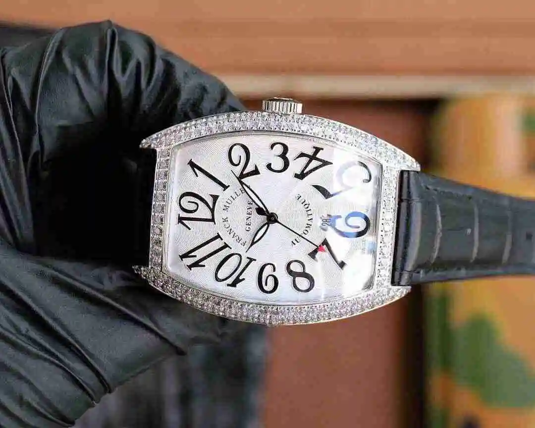 General Watches Franck Muller Frank Watch Men's Watch Paired with Original Fully Automatic Mechanical Movement Top Grade 316 Precision Steel Case with Mineral Super Strong Mirror Diameter 554213mm KK05250 view 7