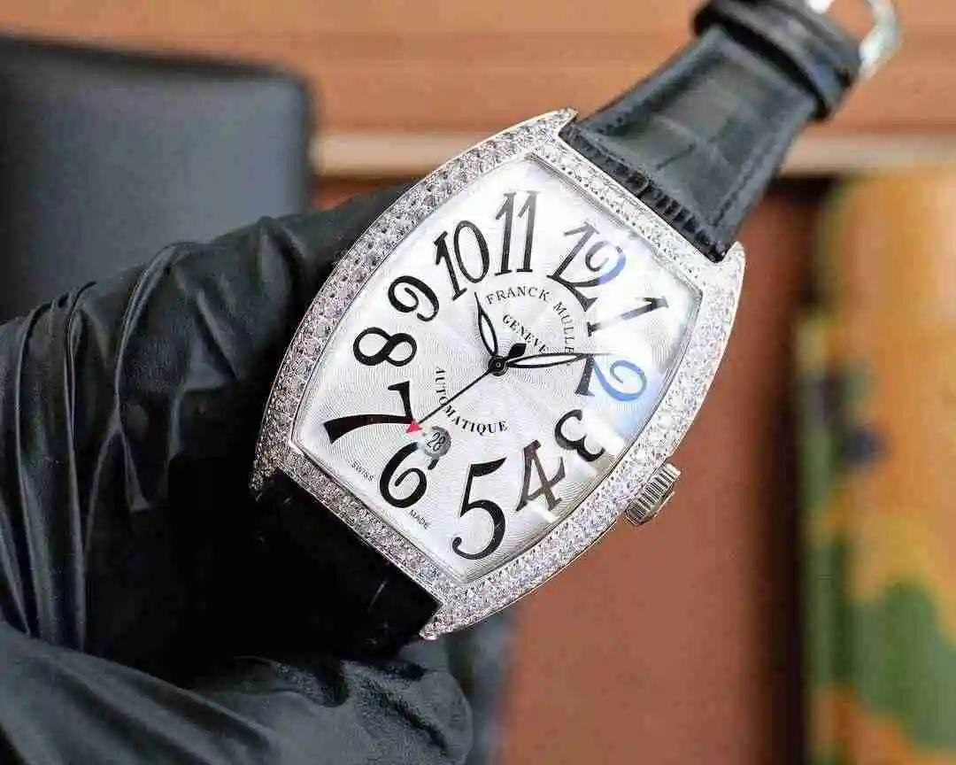 General Watches Franck Muller Frank Watch Men's Watch Paired with Original Fully Automatic Mechanical Movement Top Grade 316 Precision Steel Case with Mineral Super Strong Mirror Diameter 554213mm KK05250 view 9