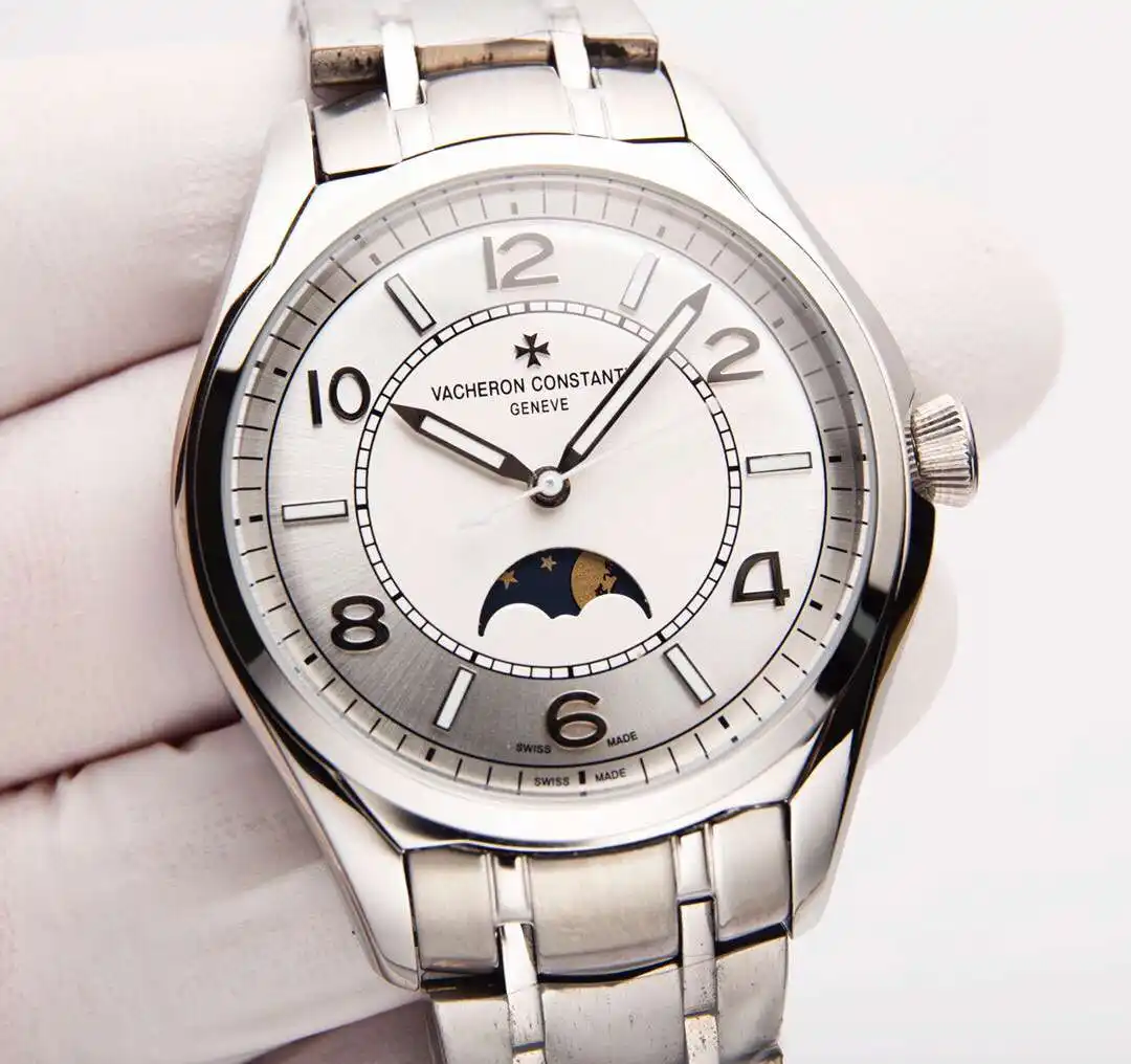General Watches Vacheron Constantin @Denton watch men's watch with original fully automatic mechanical movement top 316 stainless steel case strap mineral super mirror diameter 41mm KK03450 view 9